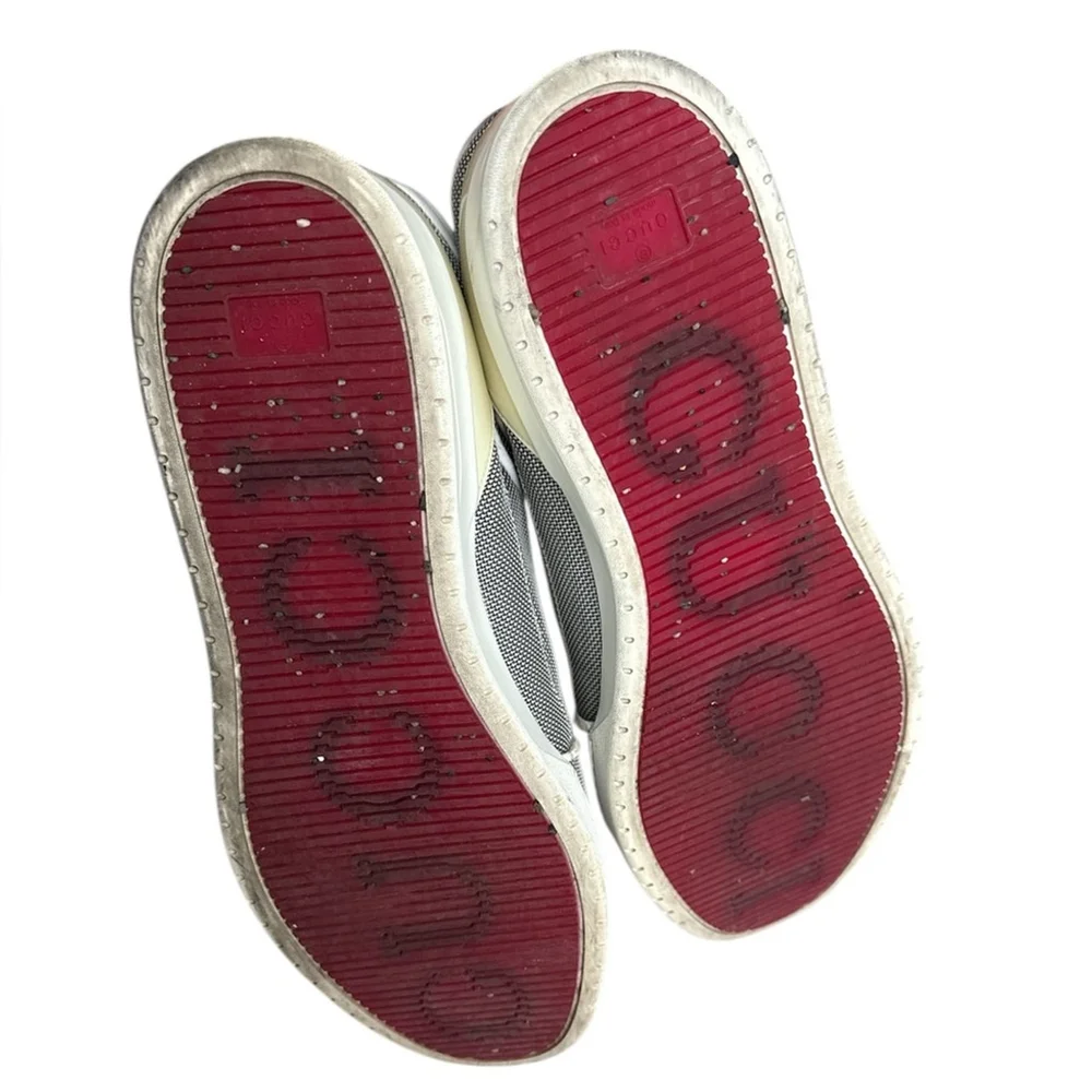 Gucci Baling Fabric Nappa Moorea Interlocking G men's high-top sneaker US12